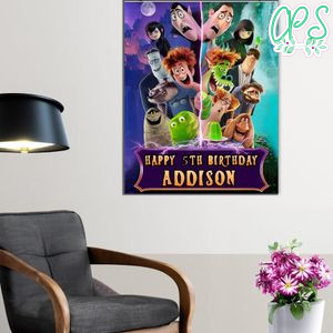 Hotel Transylvania 4 Birthday Poster Digital File Printable Instant Download