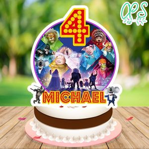 Sing 2 Cake Topper Template Printable Instant Download