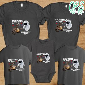 Wall e Family Birthday Vacation PNG file template