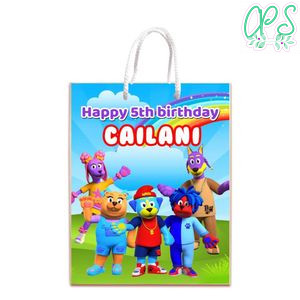 Doggyland Gift Bag Label Template Printable Instant Download