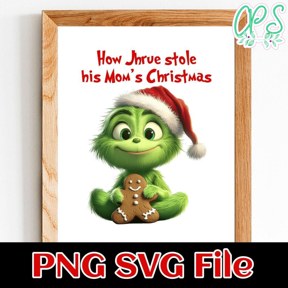 Baby boy grinch Customer request PNG file template