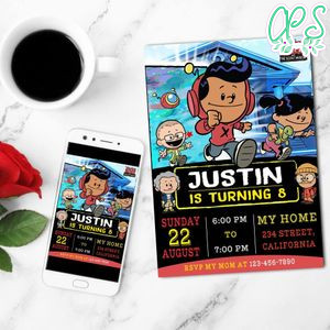 Xavier Riddle Birthday Invitation Customizable Template to Print at Home Instant Download