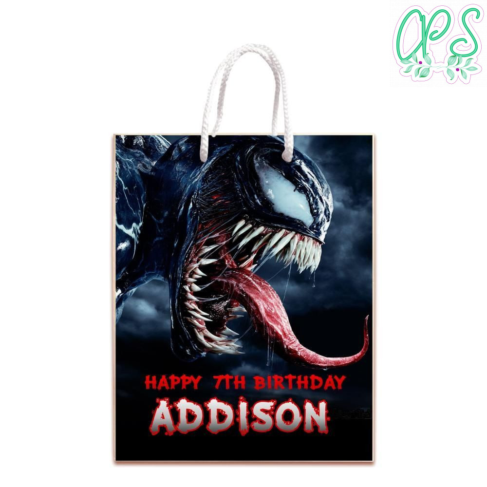 Venom Gift Bag Label Template Printable Instant Download