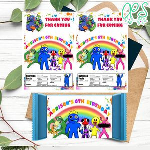 Rainbow Friends Roblox Rice Krispies Treats Template Printable Instant Download