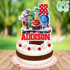 Inside out 2 Cake Topper Template Printable Instant Download