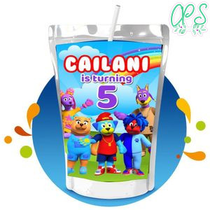 Doggyland Capri Sun Birthday Labels Digital File Printable Instant Download