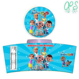 Looloo Kids Cotton Candy Label Template To Print At Home Instant Download