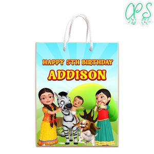 Infobells Gift Bag Label Template Printable Instant Download