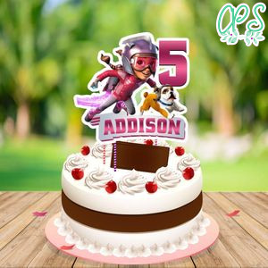 Rocketeer Cake Topper Template Printable Instant Download