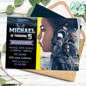The Creator Birthday Invitation Customizable Template to Print at Home Instant Download