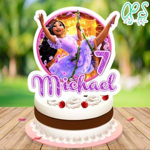 Isabella Encanto Cake Topper Template Printable Instant Download