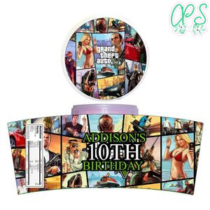 Gta Cotton Candy Label Template To Print At Home Instant Download