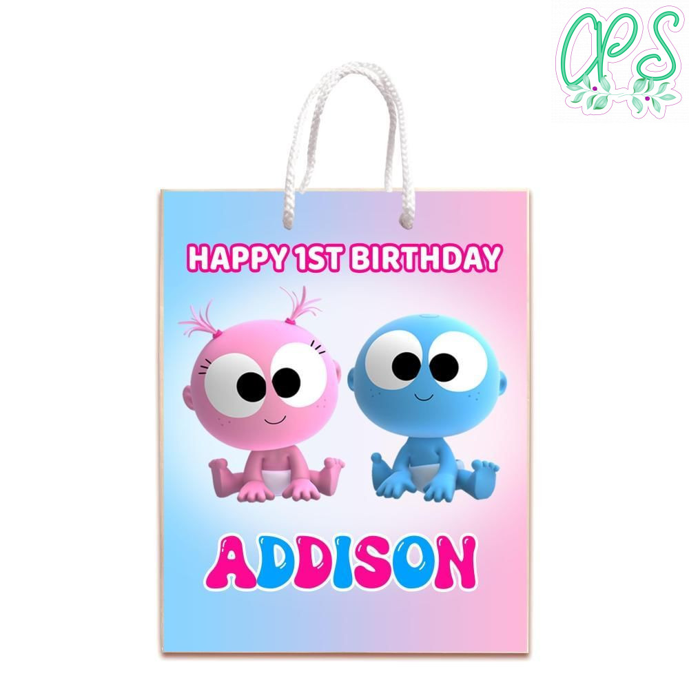 Gaa Gaa And Goo Goo Gift Bag Label Template Printable Instant Download