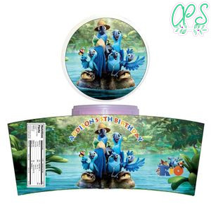 Rio Cotton Candy Label Template To Print At Home Instant Download