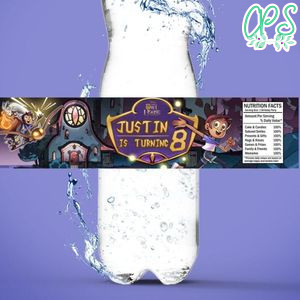 The Owl House Birthday Water Bottle Label Template to Print at Home Instant Download