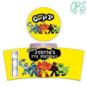 Goo Jit Zu Cotton Candy Label Template To Print At Home Instant Download