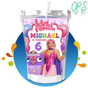 Luli Pampin Capri Sun Birthday Labels Digital File Printable Instant Download