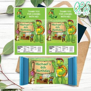 Franklin the turtle Rice Krispies Treats Printable Instant Download