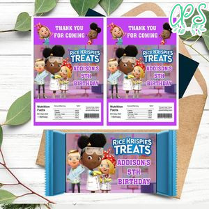 Ada Twist scientist Rice Krispies Treats Template Printable Instant Download