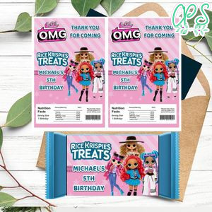 Omg surprise Rice Krispies Treats Template Printable Instant Download
