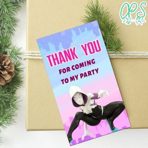 Gwen Thank You Tag Customizable Template To Print At Home Instant Download