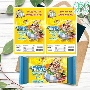 Asterix and obelix Rice Krispies Treats Template Printable Instant Download