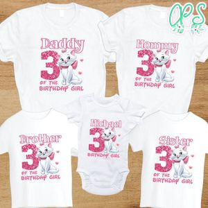 Marie Kitten Family Birthday Vacation PNG file template