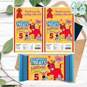 Clifford Rice Krispies Treats Template Printable Instant Download