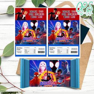 Spiderman Across SpiderVerse Rice Krispies Treats Template Printable Instant Download