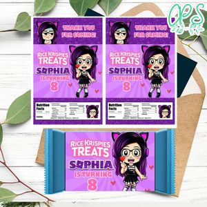 Kori juega Rice Krispies Treats Template Printable Instant Download