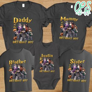 Lego Harry Potter Family Birthday Vacation T-Shirt