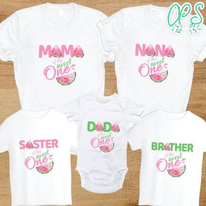 One in a melon Family Birthday T-Shirt