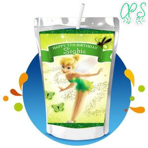Tinkerbell Capri Sun Birthday Label Digital File Printable Instant Download
