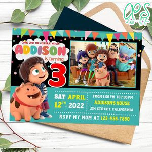 Kazoops Invitation Customizable Template to Print at Home Instant Download