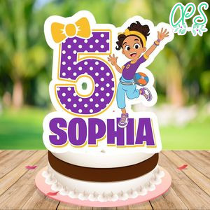 Meekah Cake Topper Template Printable Instant Download