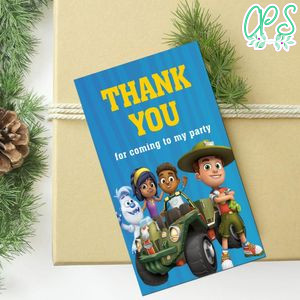 Ranger Rob Thank You Tag Customizable Template To Print At Home Instant Download