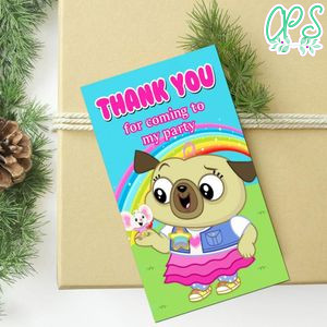 Chip and potato Thank you tag Customizable Template to Print at Home Instant Download