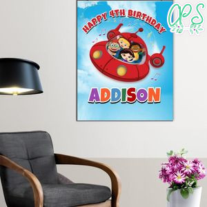 Little Einstein Birthday Poster Digital File Printable Instant Download