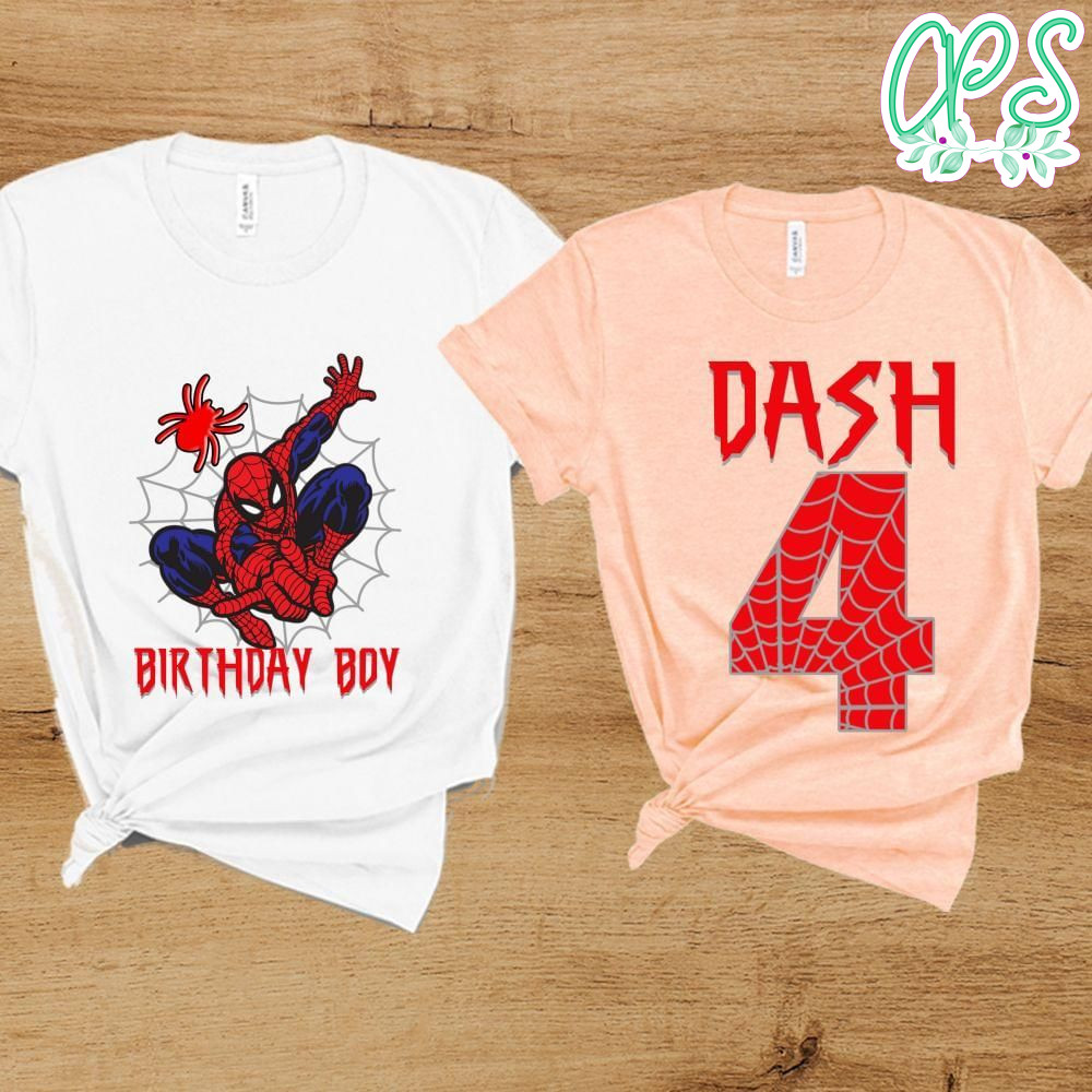 Spiderman Birthday Customer request PNG file template
