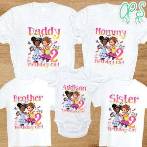 Fancy Nancy Family Birthday PNG file template