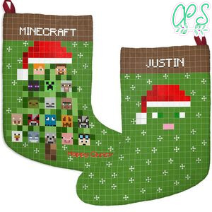 Minecraft Custom Name Christmas Stockings
