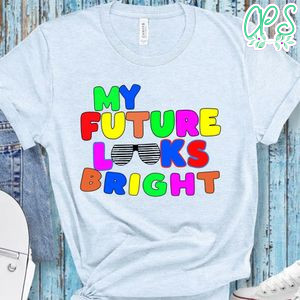 My future looks bright PNG file template