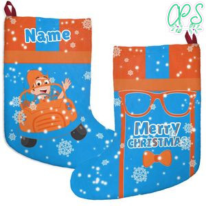 Blippi Custom Name Christmas Stockings