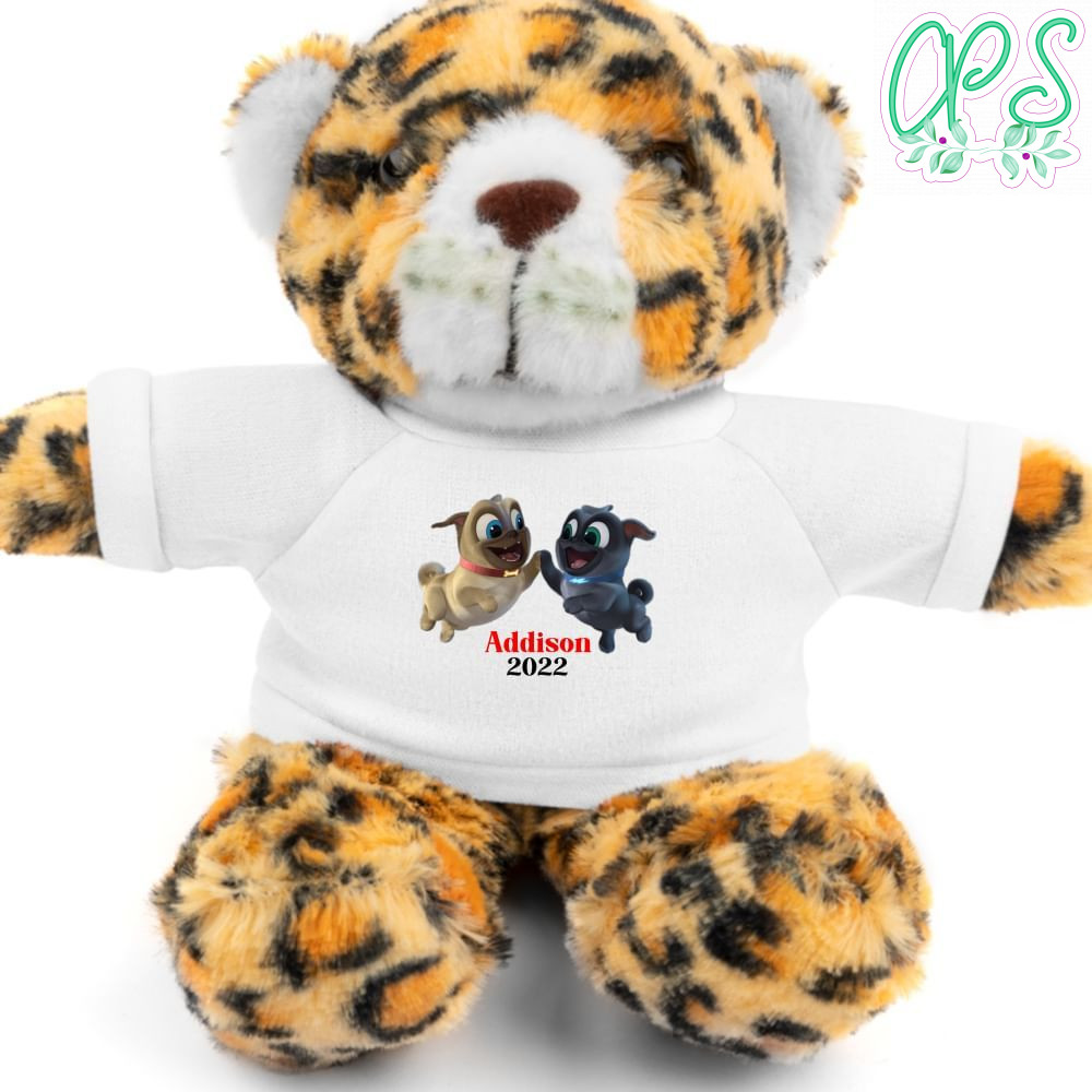 Puppy Dog Pals Christmas Stuffed Animals with Tee