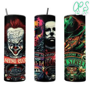 Horror Movie 20 oz skinny tumbler 