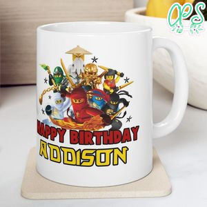 Ninjago Happy Birthday Ceramic Mug 11oz