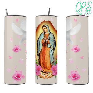 Virgen de guadalupe 20 oz skinny tumbler Christmas Gift 