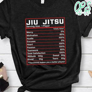 Funny Jiu Jitsu Nutrition Shirt