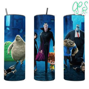 Hotel Transylvania Skinny Steel Tumbler with Straw 20oz 