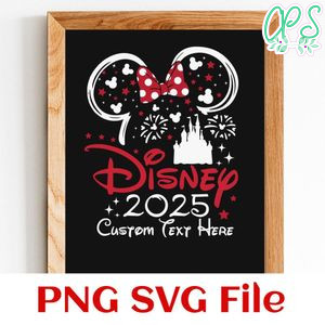 Disney 2025 Customer Request PNG file template